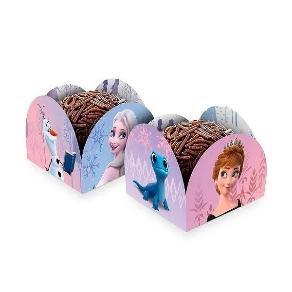 Porta Forminhas Frozen para Doces – Decoração Mesa Festa Infantil Aniversário Princesas Tema Frozen