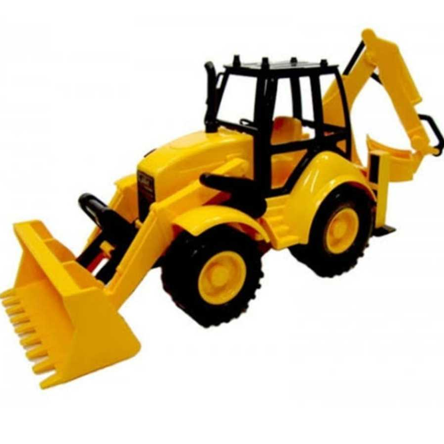 Brinquedo Criança Retroescavadeira Construction Wl 1200 Grande - Silmar