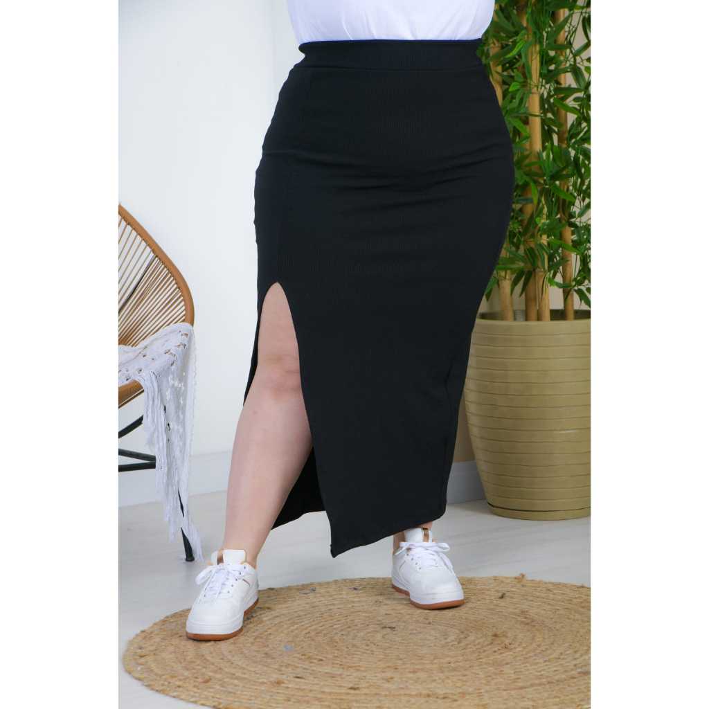 longa plus size modelos de saia longa com fenda