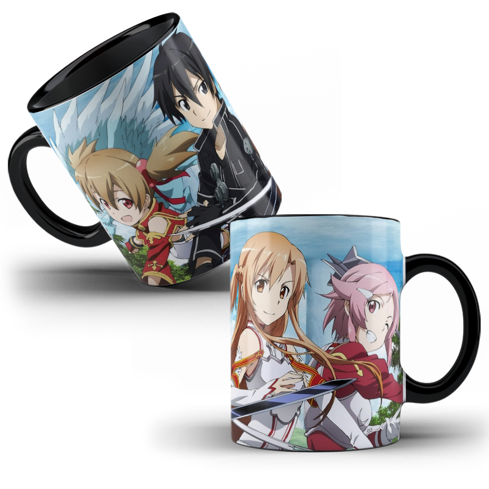 Caneca de Porcelana Anime Sword Art Online