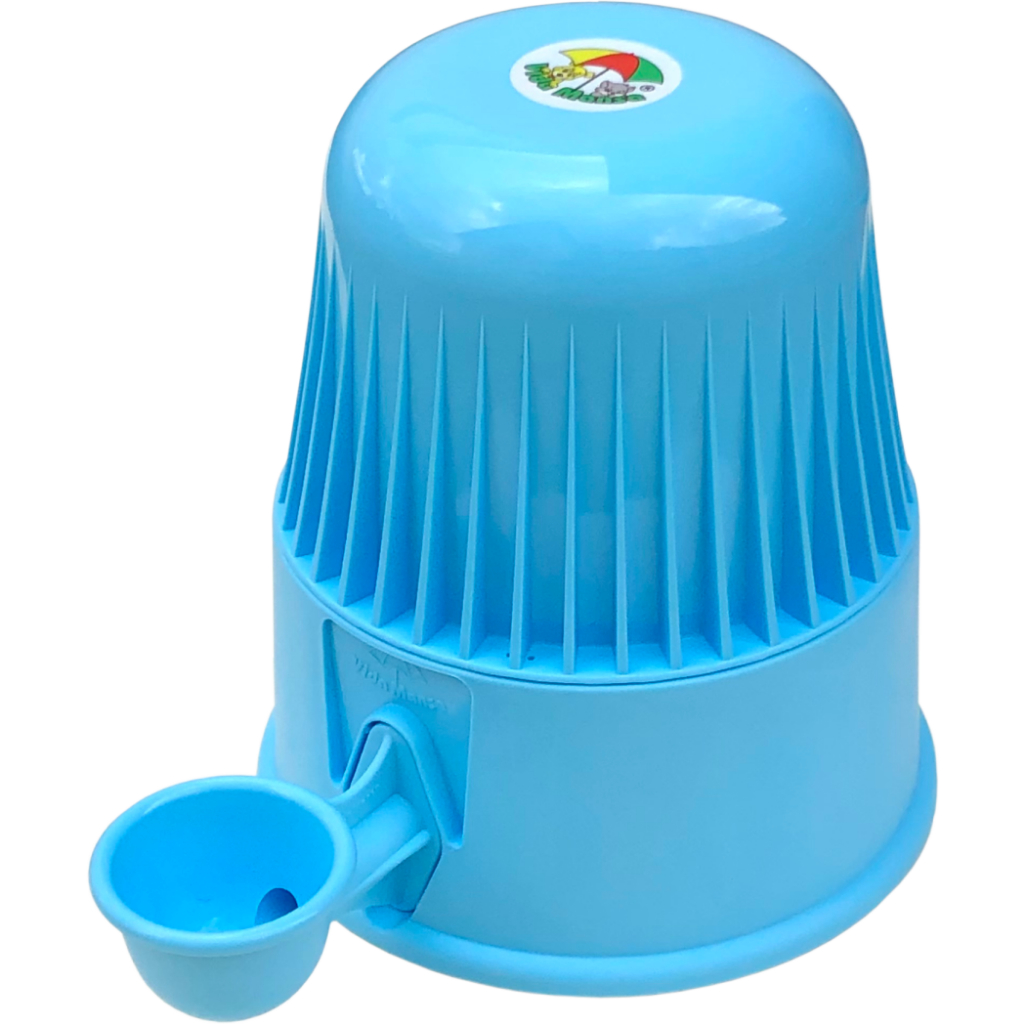 Bebedouro Vida Mansa 2 litros Para Cães e Gatos de pelo longo - Azul Claro