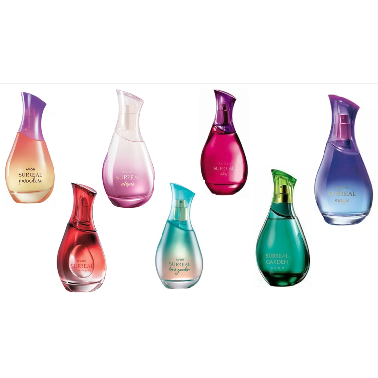 Linha de Perfumes Avon Surreal 75ml (Descontinuado) Para Colecionador em Oferta na Shopee