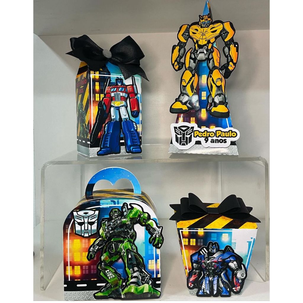 Kit festa Transformers / Personalizados / Lembrancinhas / Festa Infantil / Aniversário / transformes/ bolinho
