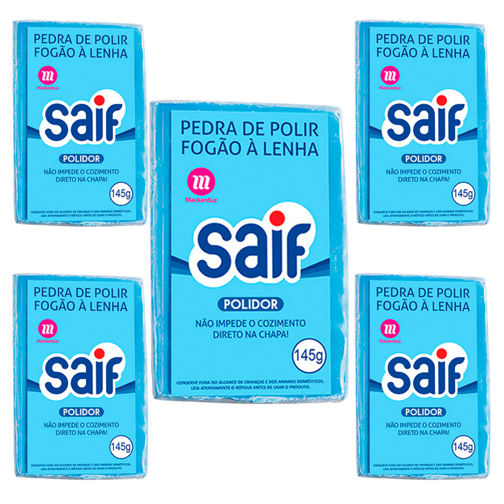 Pedra de Polir Fogões a lenha e Chapas de inox - kit 05 Un