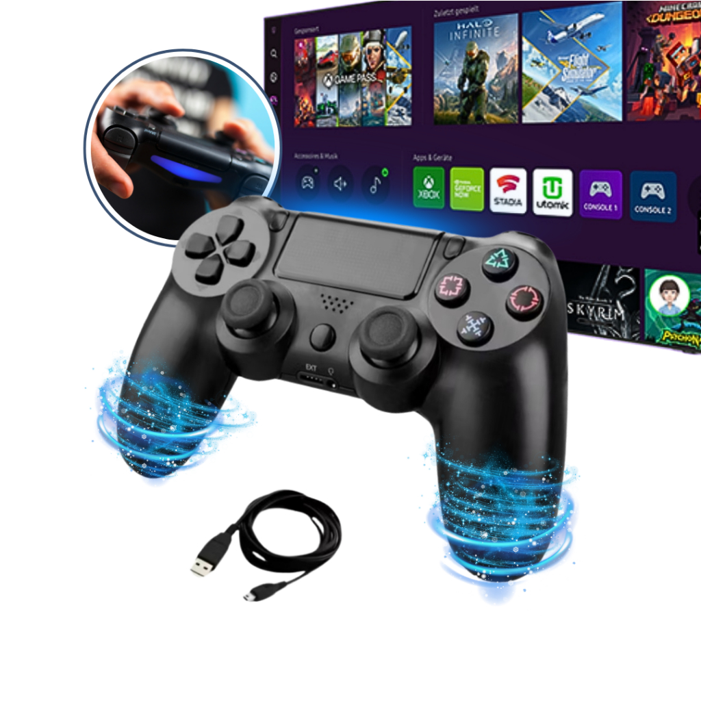 Controle Tv Samsung Smart Cu8000 Cu7700 Au7700 Bu8000 Qled 4k Game Pass Xbox Gaming Hub PS4 Wireless