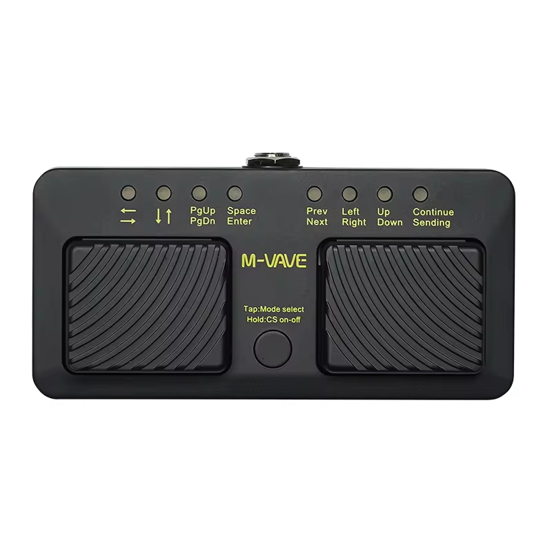 M-Vave Pedal silencioso sem fio, Page Turner, Turner, USB Recarregável, Bluetooth, Instrumento Musical, Tablet, Smart em Oferta na Shopee