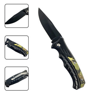 Canivete Dobrável Lâmina aço inox Cabo ABS Reforçado Pesca Camping multiuso em Oferta na Shopee