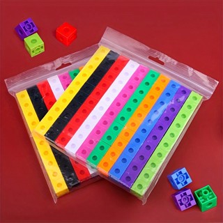 BLOCOS DE MONTAR 100 PEÇAS (Dez cores) Brinquedos interessantes em Oferta na Shopee