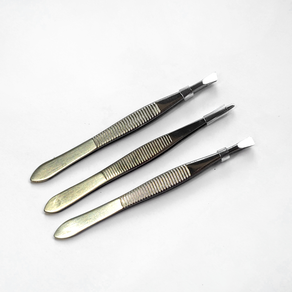 Pinça depilatória de sobrancelhas Chanfrada Removedora De Pelos Design. em Oferta na Shopee