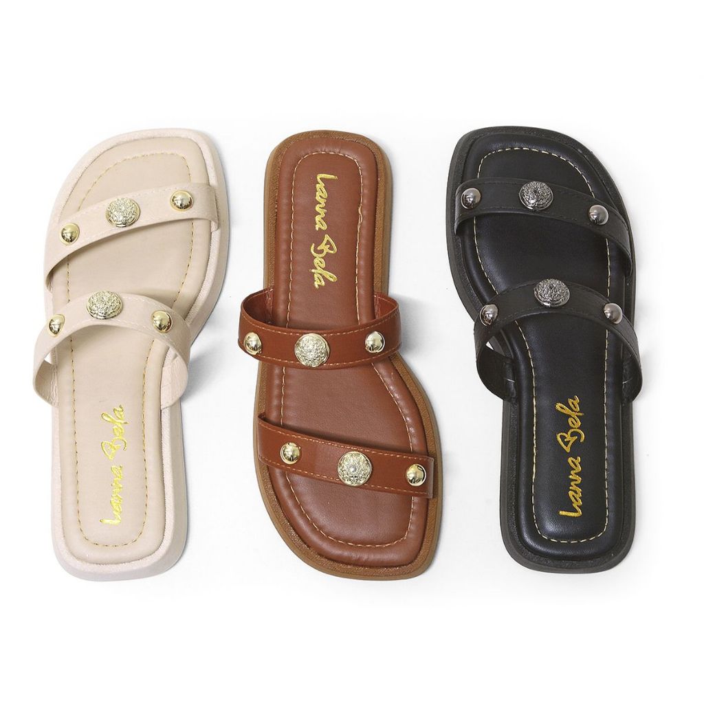 Sandália Papete Feminina Strass Sandália Strass Birken Com Brilho Super Confortável Papete Glamour