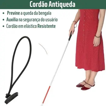 Bengala Guia dobrável para deficientes visuais