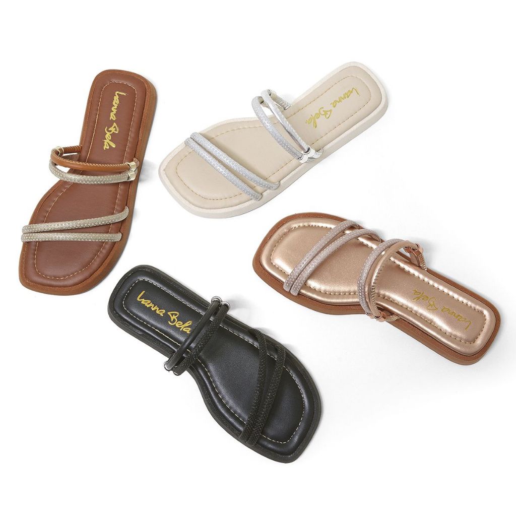 Sandália Papete Feminina Strass Sandália Strass Birken Com Brilho Super Confortável Papete Glamour REF 232