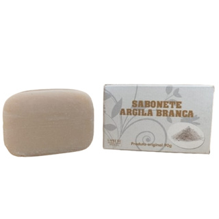 Sabonetes De Barra Argila Branca Tropical 90g em Oferta na Shopee