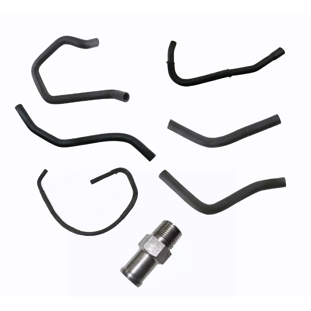 Kit 6 Mangueiras + Conexão Bloco Motor Fiesta Supercharger 1.0 2S658B274AD 1S658B273BA