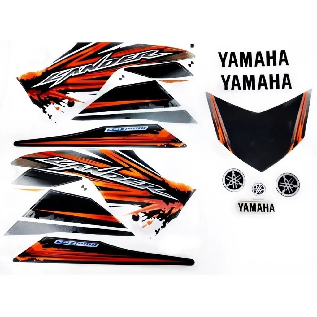 Kit Adesivos Compatível Xtz 250 Lander 2016 Branca