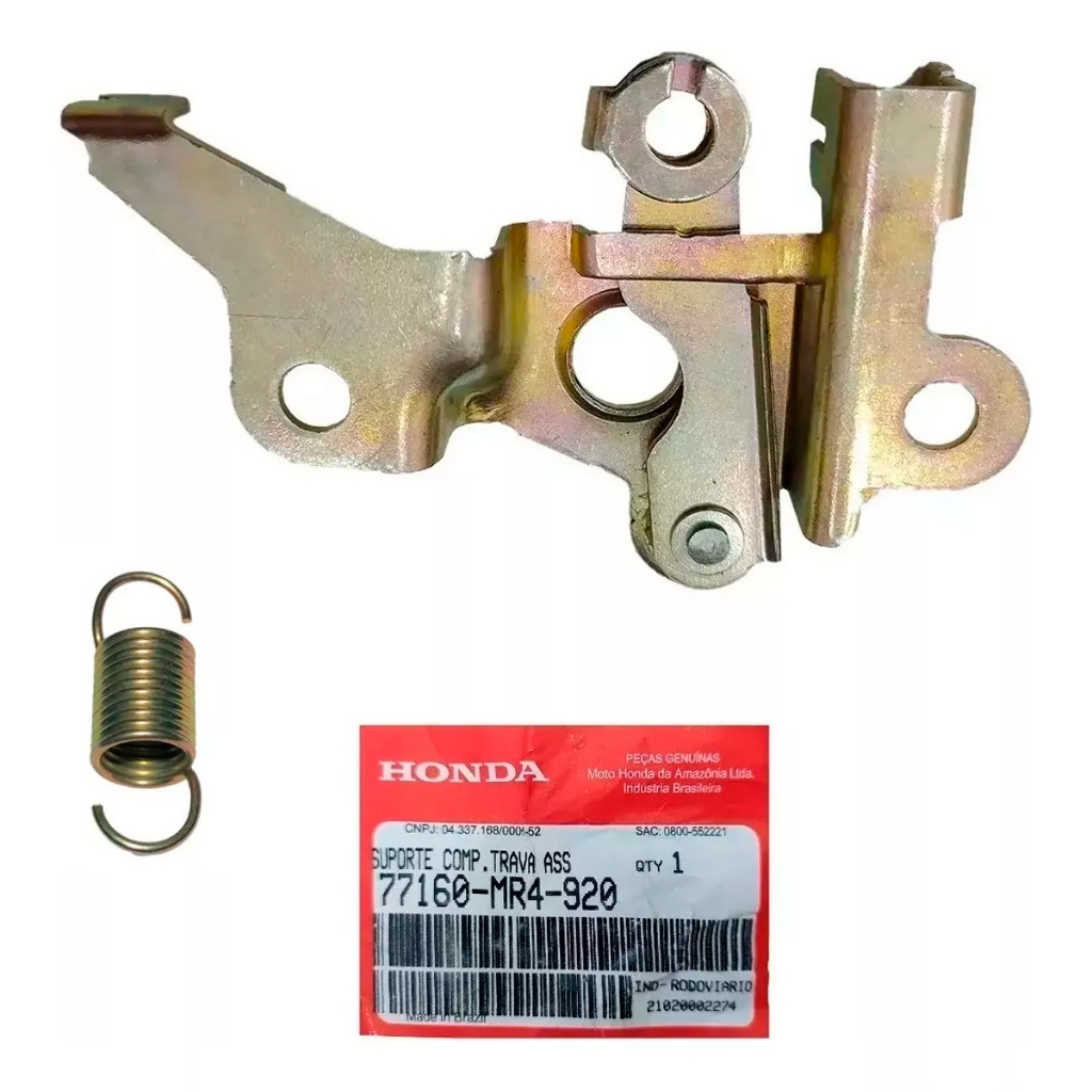 Trava Banco + Mola CB 250 TWISTER 2015 a 2020 Original Honda 77160MR4920