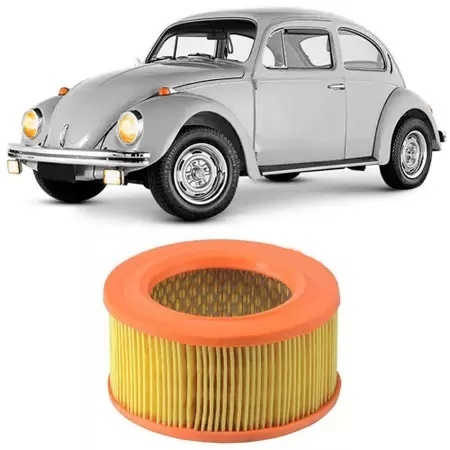 Filtro de Ar Fusca Karman ghia 1200 1300 1500 Carburaçao Simples Carro Acessórios
