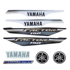 Kit Jogo De Adesivo Faixa Yamaha Factor 150 2019 Branca