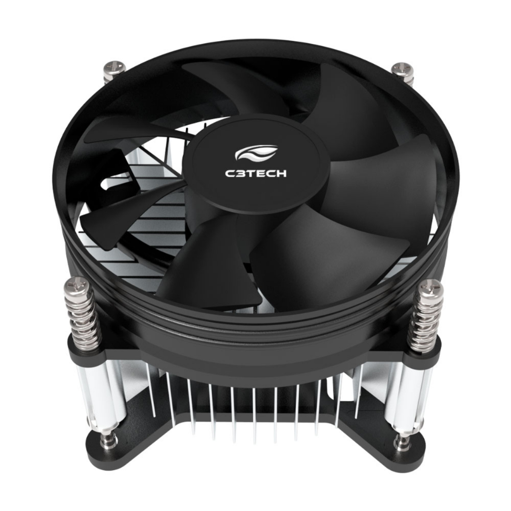 Cooler Box Cpu Cooler para Processador Intel LGA 1151 1150 1155 1156 Preto com Pasta Térmica em Oferta na Shopee