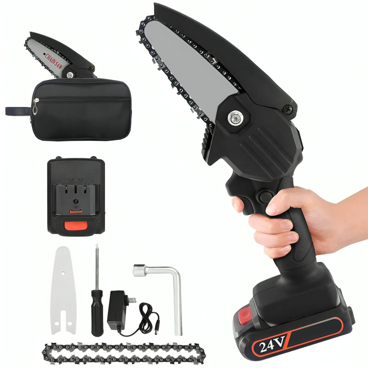 Moto Serra Elétrica Portátil A Bateria Mini Serra 24v Bivolt Moto Serra Elétrica 400w Mini Serra Elétrica