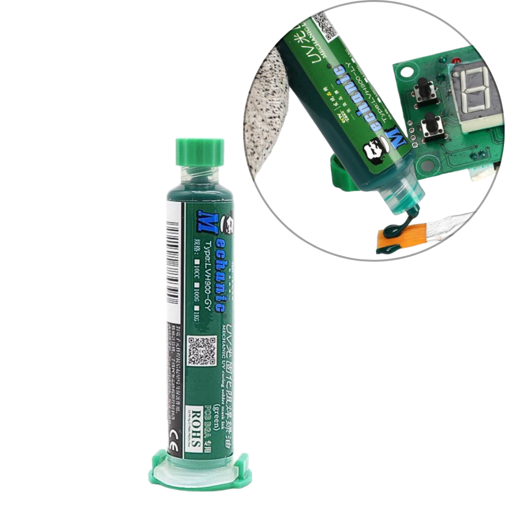 Mascara Uv Tinta Uv Verde Pasta De Tinta Para Pcb Bga Placa De Circuito Proteção Isolante  Cura Uv