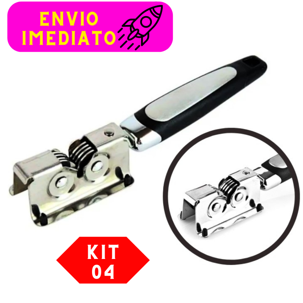 Kit 4 Afiador Aço Inox Amola Facas Facão Canivetes Tesouras de Alta Qualidade e Durabilidade