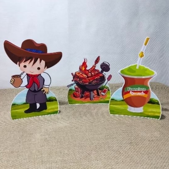 Displays de mesa Gauchinho personalizado