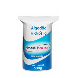 Algodão Hidrofilo 500grs Rolo Medi House em Oferta na Shopee
