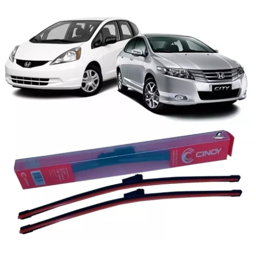 Par Palheta Limpador Parabrisa Honda City 2009 2010 2011 2012 2013 2014 Fit 2009 a 2014 C3 Aircross