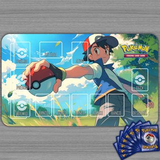 PLAYMAT POKÉMON TCG - ASHE CATCHER em Oferta na Shopee