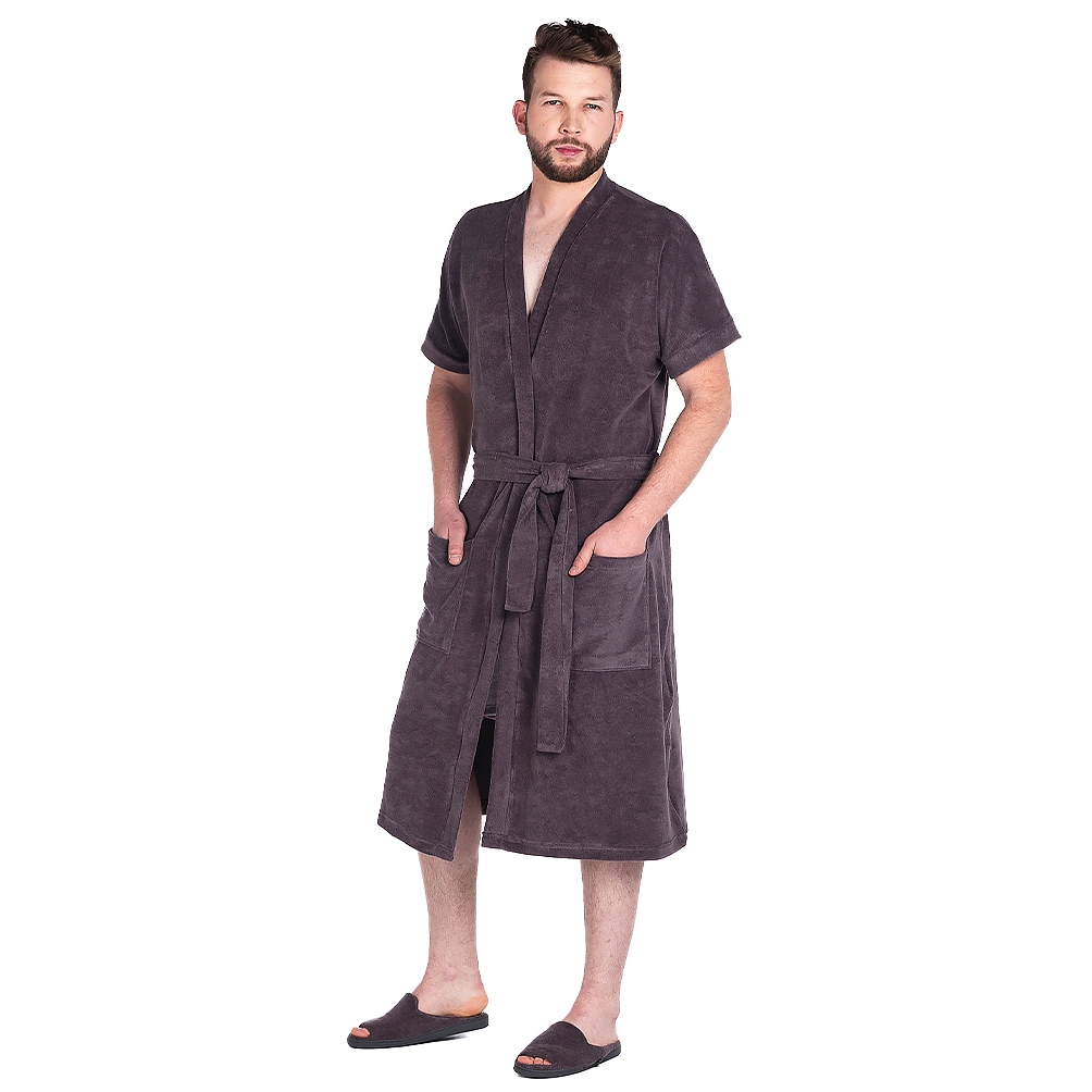 Roupão Masculino em Atoalhado Vairelli Modelo Uomo