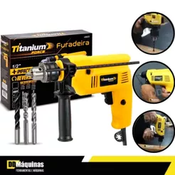 Furadeira de Impacto 1/2 110 Volts Titanium Force - Titanium