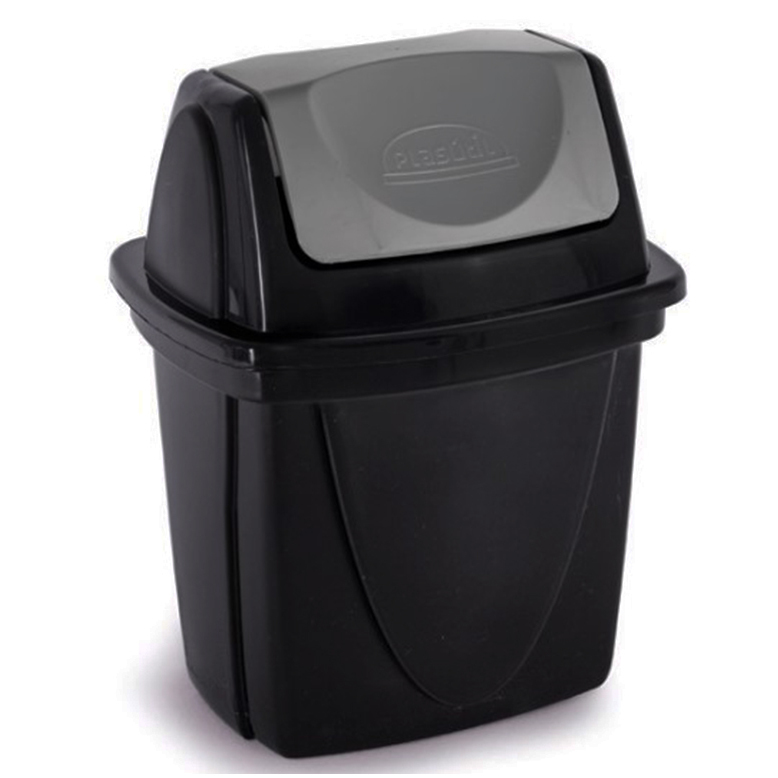 Lixeira pequena de pia  Basculante 4,9L - porta lixo pequeno - Plasútil