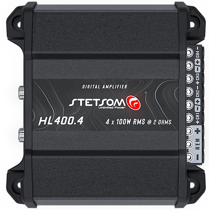 Módulo Amplificador Stetsom Hl400.4 400w Potência 4 Canais Bridge High Line em Oferta na Shopee