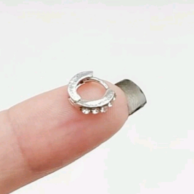 Kit 12 Pares Brinco MINI Argola De Cartilagem de zirconia