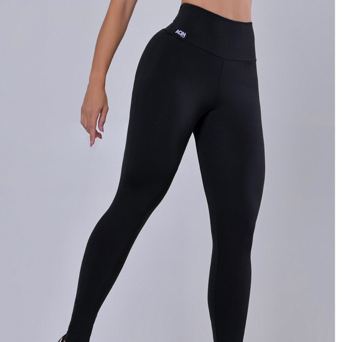 Promoção Legging Grace Preto Fitness AQN SPORT