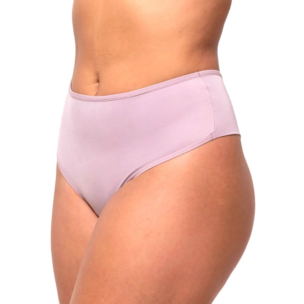 Kit 05 Calçola Básica Calcinha Cintura Alta Confortável Para Senhora Modelagem Grande