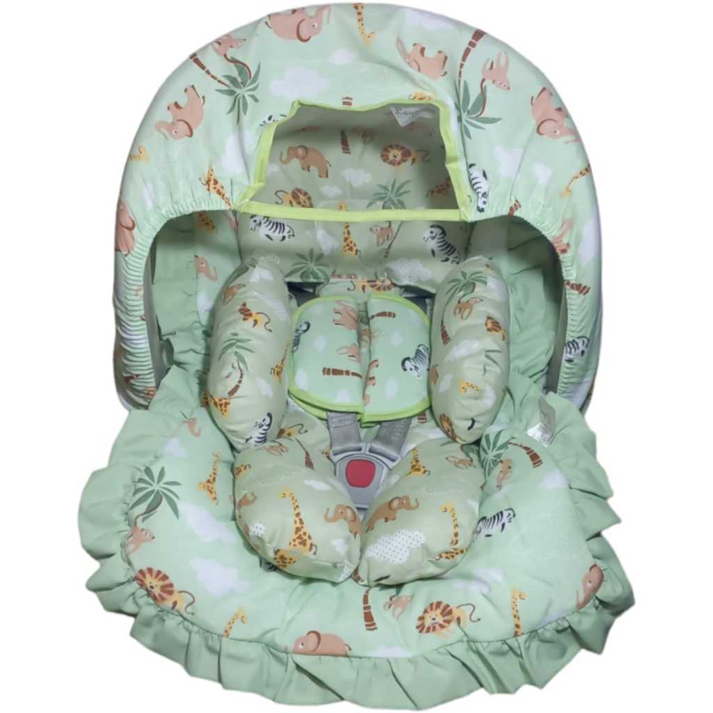 Capa Bebê Conforto Apoio Redutor Capota Protetora Protetores de Cinto Tecido Algodão Estampado