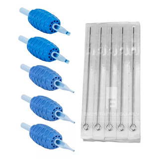 Kit 5 Unidades Biqueira Bico + Agulha Tatuagem Tattoo OFERTA RELÂMPAGO Top Oferta Imperdível