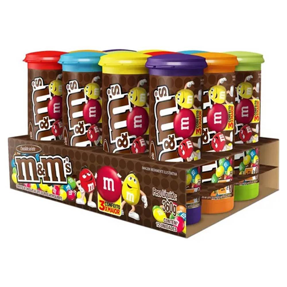 Confeito Chocolate Tubo M&Ms 30g c/12 - Mars