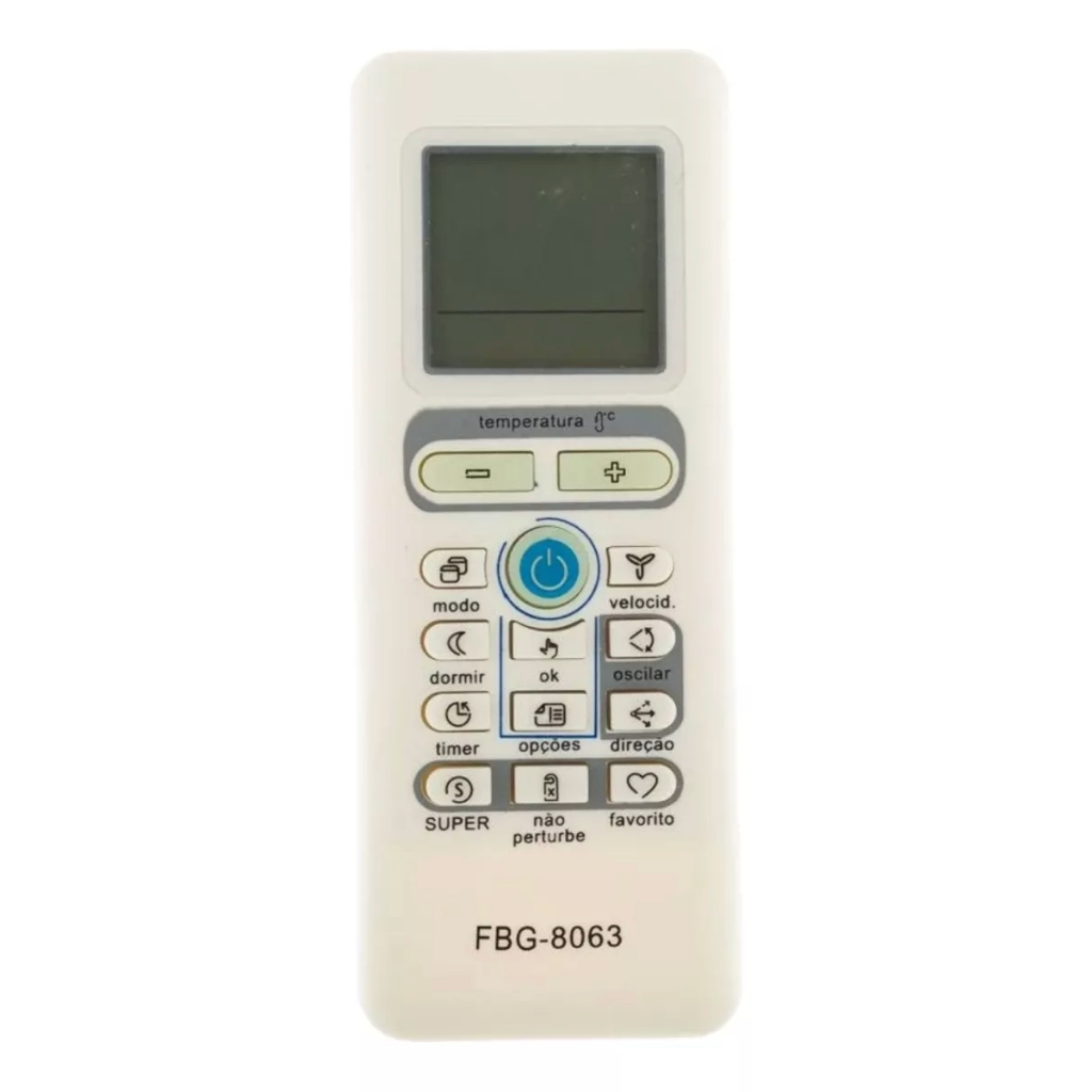 Controle Para Ar Condicionado Springer Midea FBG 8063 SKY 8063