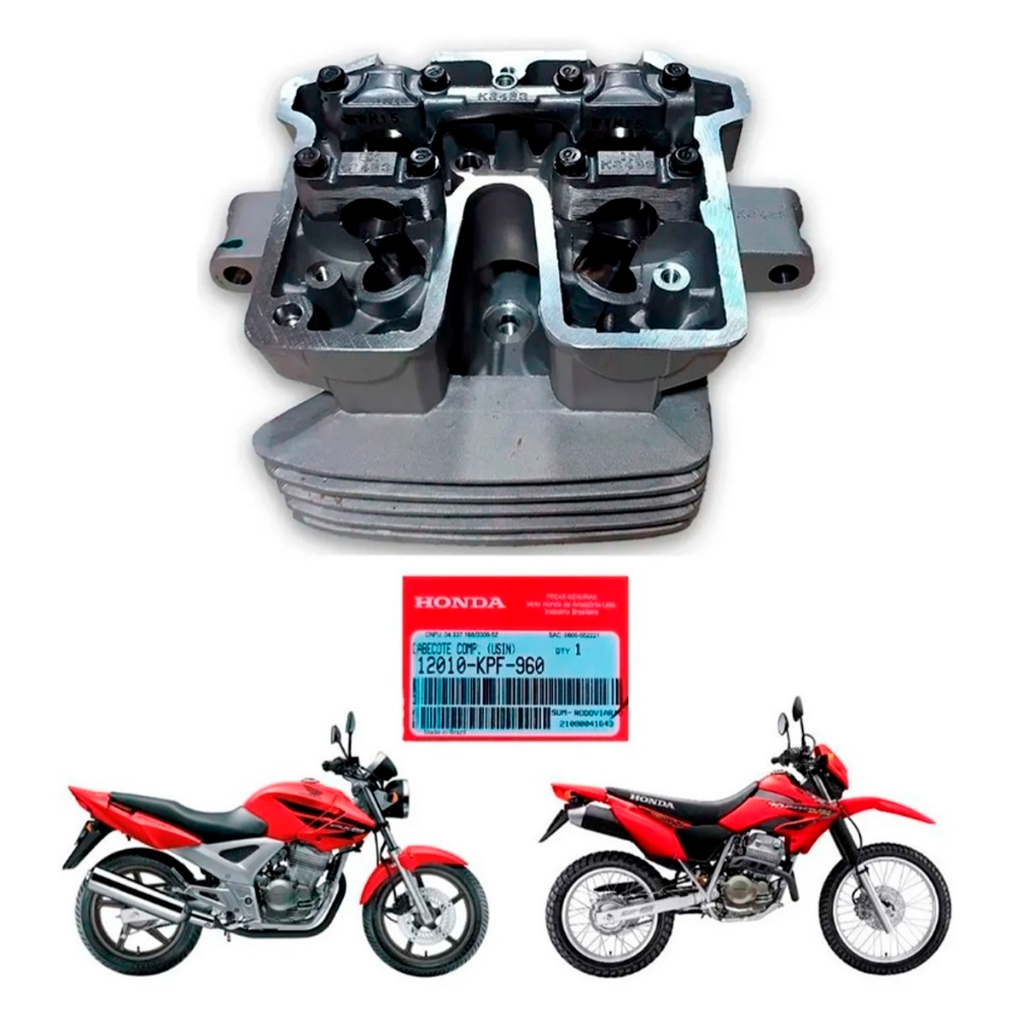 Cabeçote Tornado Xr 250 Tornado Cbx 250 Twister  2006 2007 2008 Original Honda