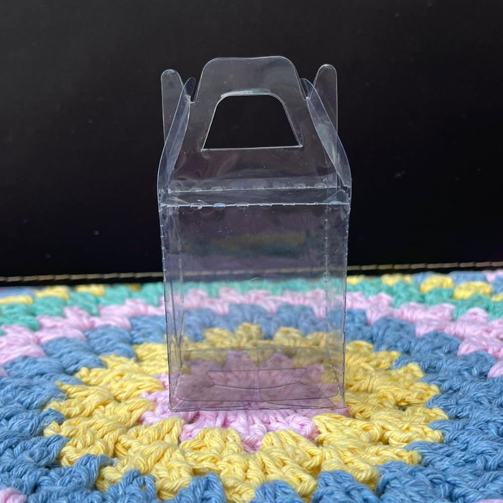 Caixas de Acetato Modelo Maletinha 6x5x5 cm para Doces e Lembrancinhas