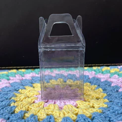 Caixas de Acetato Modelo Maletinha 6x5x5 cm para Doces e Lembrancinhas