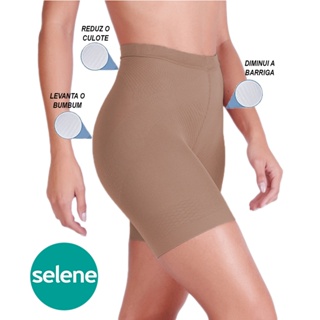 Shorts Cinta Modeladora Compressão Bermuda Selene 9815 em Oferta na Shopee