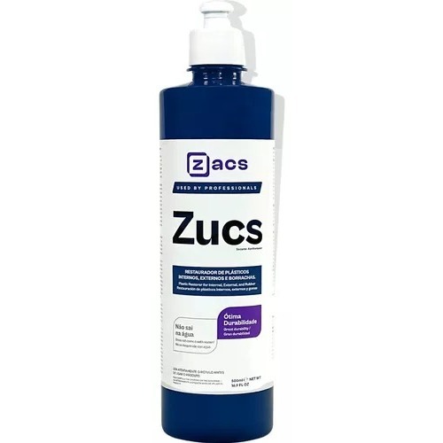 Zucs Vonixx Restaurador De Plástico Interno Externo Zacs 500ml