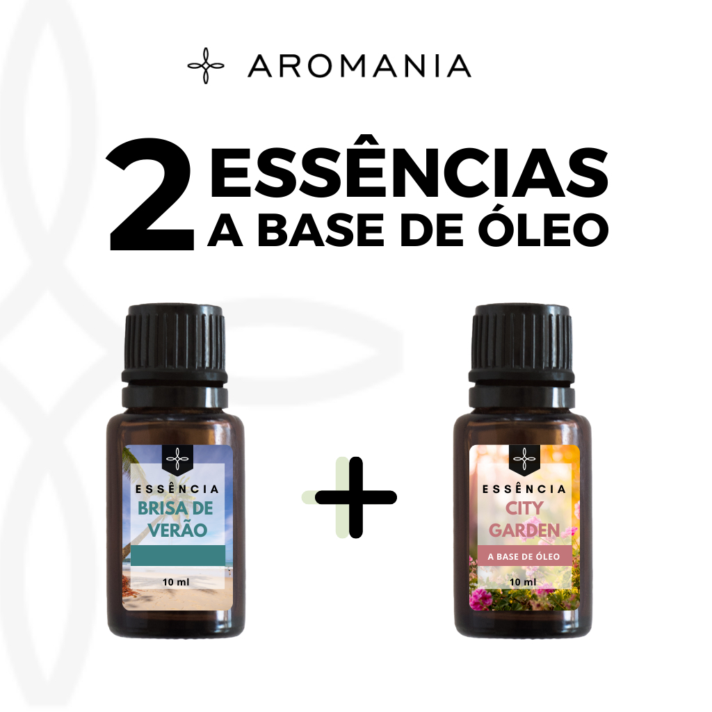 Imagem Kit 02 Essências a Base de Óleo 10 ml Para Aromatizador e Difusor Elétrico - Escolha a Sua