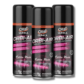 Kit 3 Higienizador Limpa Ar Condicionado Orbi Air Spray 200ml em Oferta na Shopee
