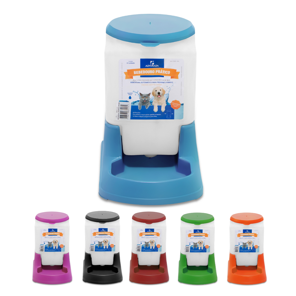 Bebedouro Automático Prático Galão 3 Litros para Cães E Gatos Alvorada Pet em Oferta na Shopee