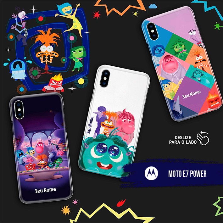 Capa Capinha  - Moto E7 Power - Coleção Divertidamente